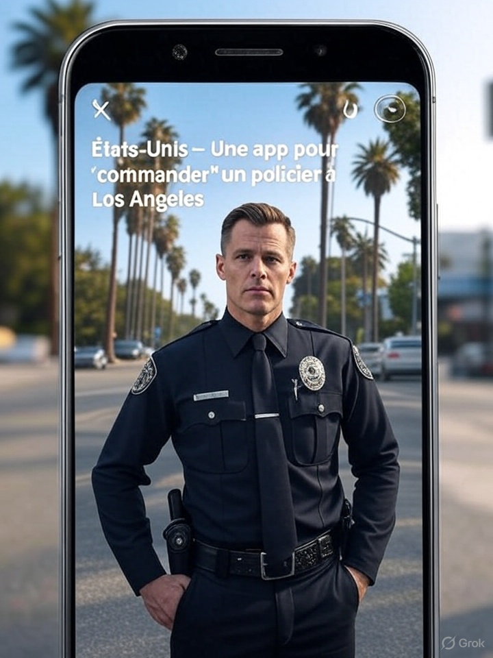 États-Unis – Une app pour “commander” un policier à Los Angeles
